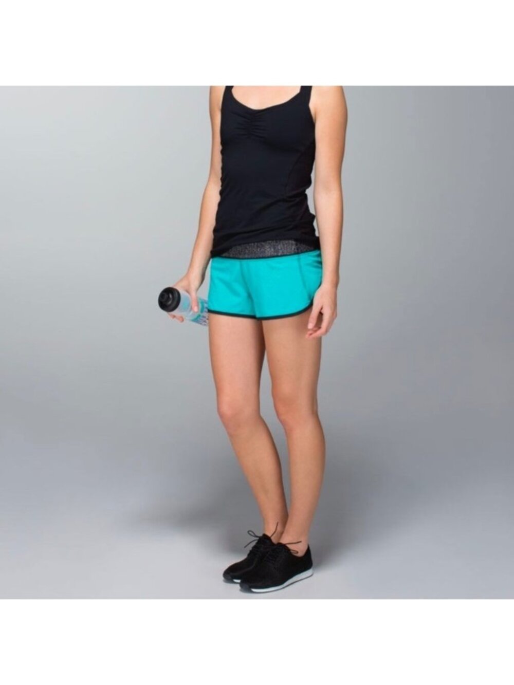 Lululemon Run Speed Short *4-way StretchBlue Tropics Burlap Black Dune 4
